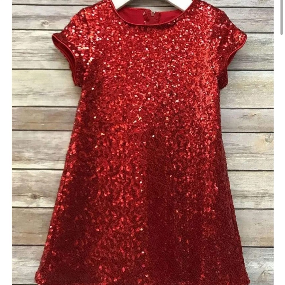 Xmas petite Adele kids dress, size 5-6, new - Picture 3 of 8